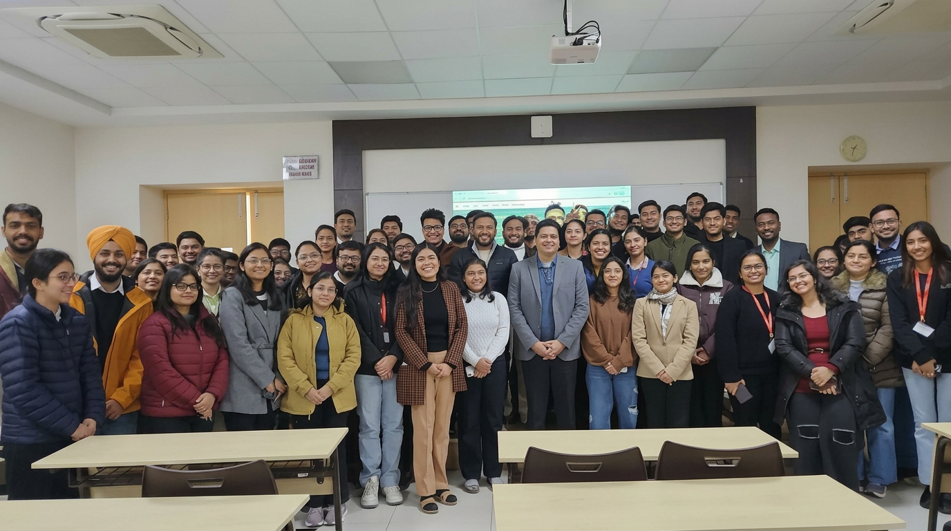 Digital Transformation session at Symbiosis Institute of Business Management, Noida.